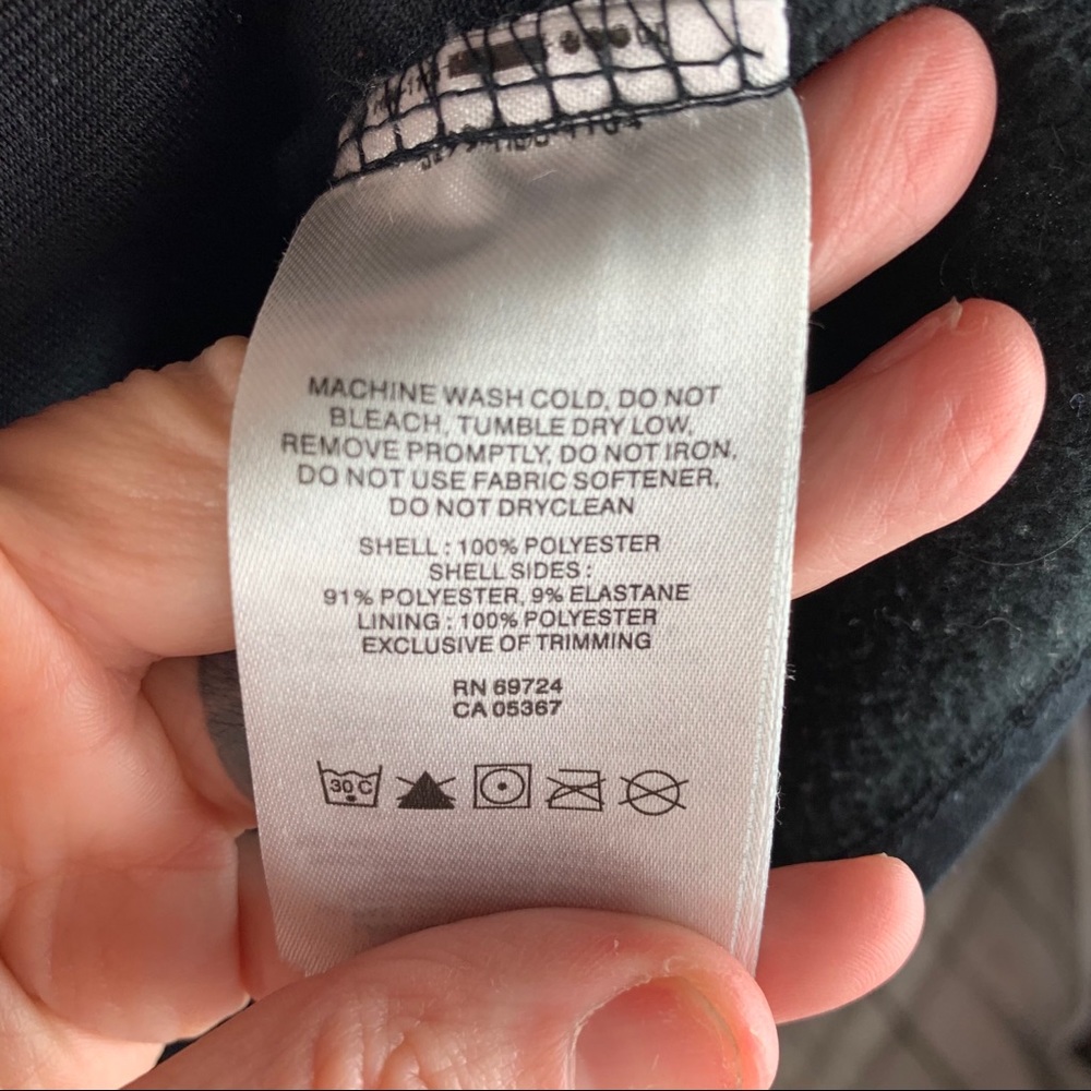 Columbia Jacket Fleece Jacket Black Full Zip - Picture 4 of 7